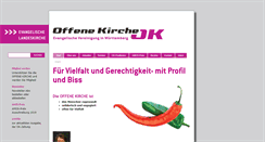 Desktop Screenshot of offene-kirche.de