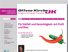 Tablet Screenshot of offene-kirche.de